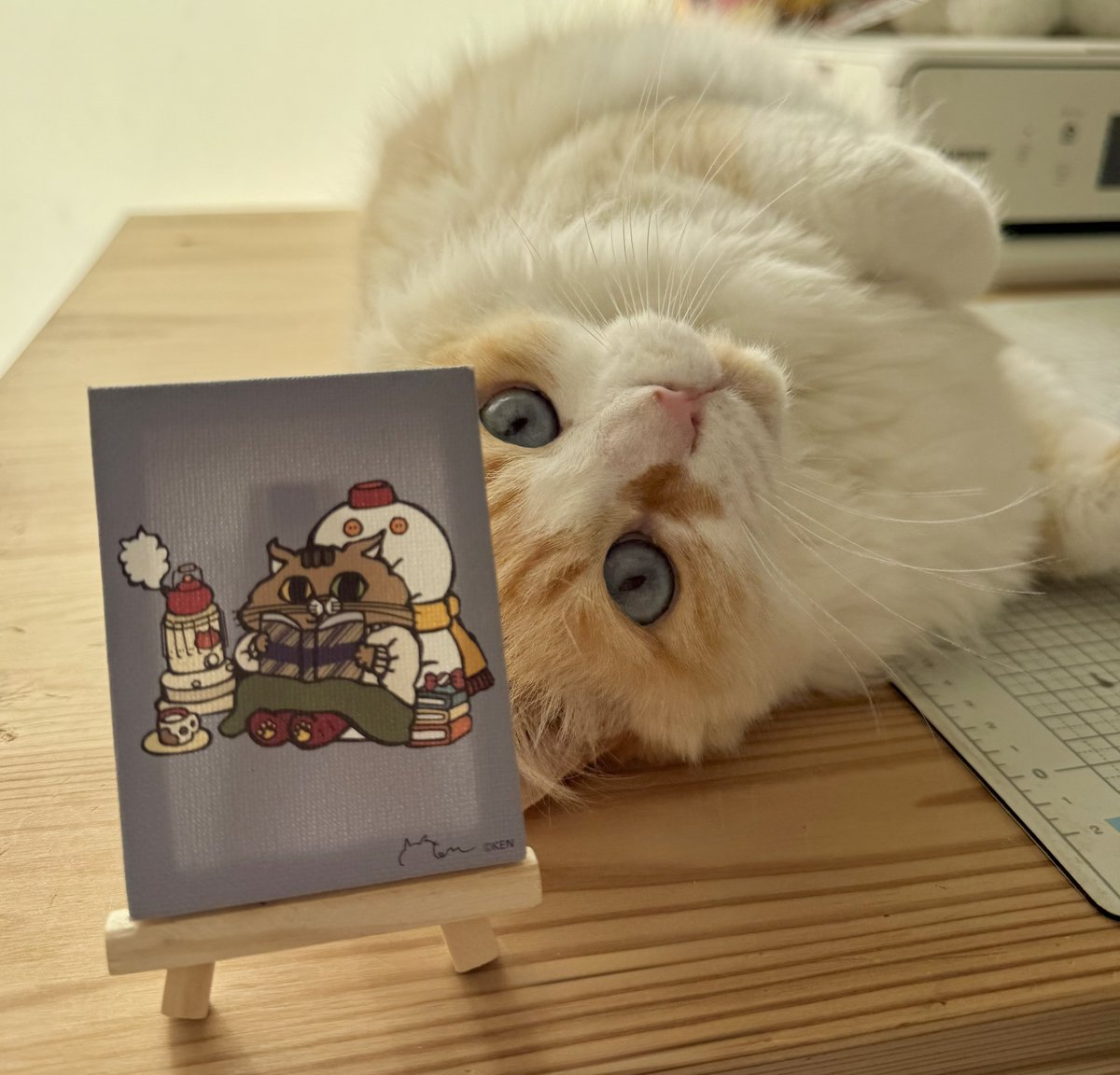 ねこた（感謝）/5 滲みで描くねこ【新装版】 - 日貿出版社