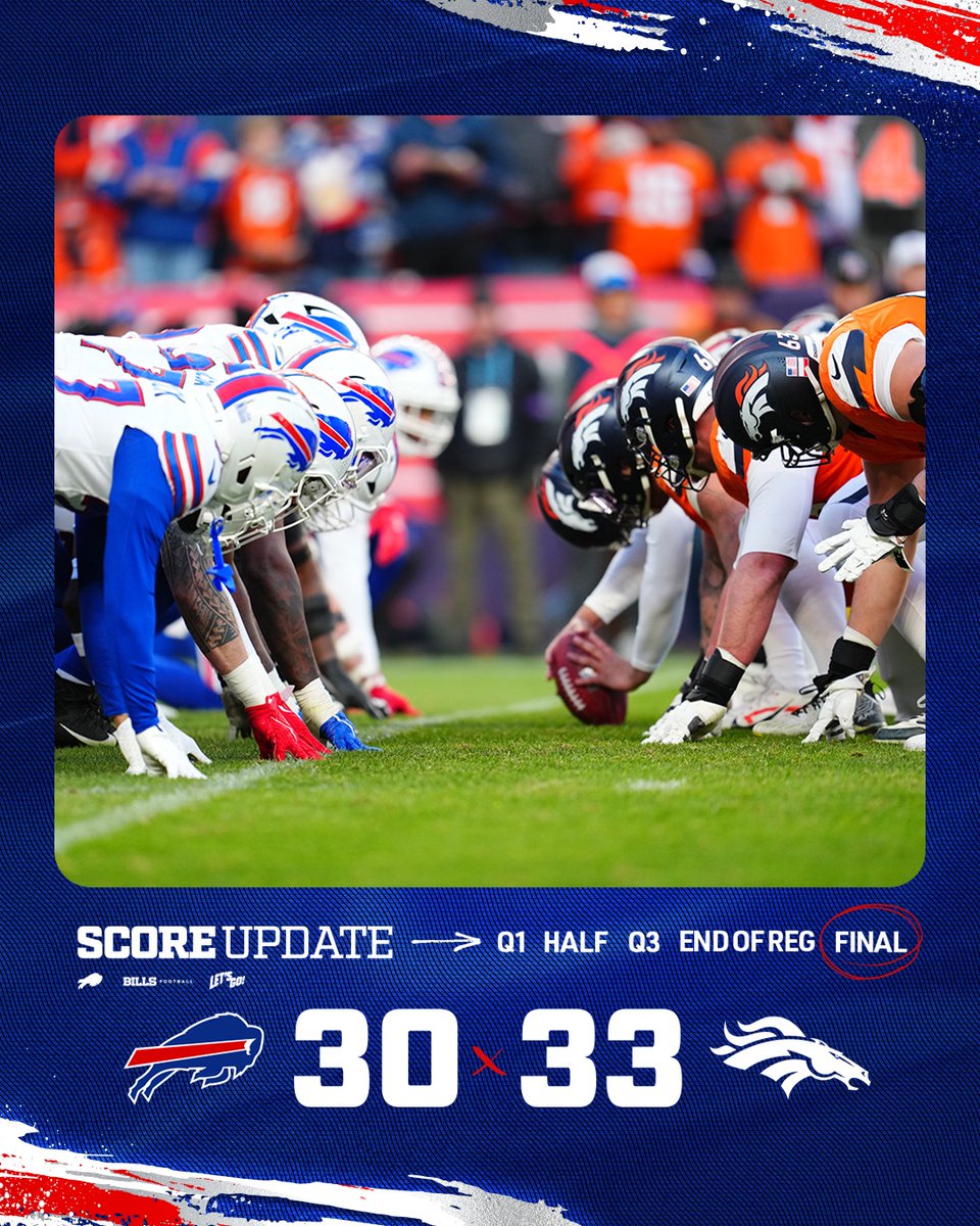 BuffaloBills's tweet image. Final.