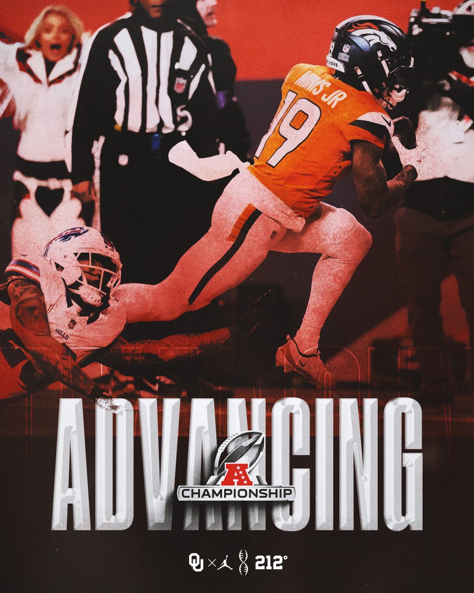 Denver Sooners ➡️ AFC Championship

#OUDNA | <a href="/NFL/">NFL</a>