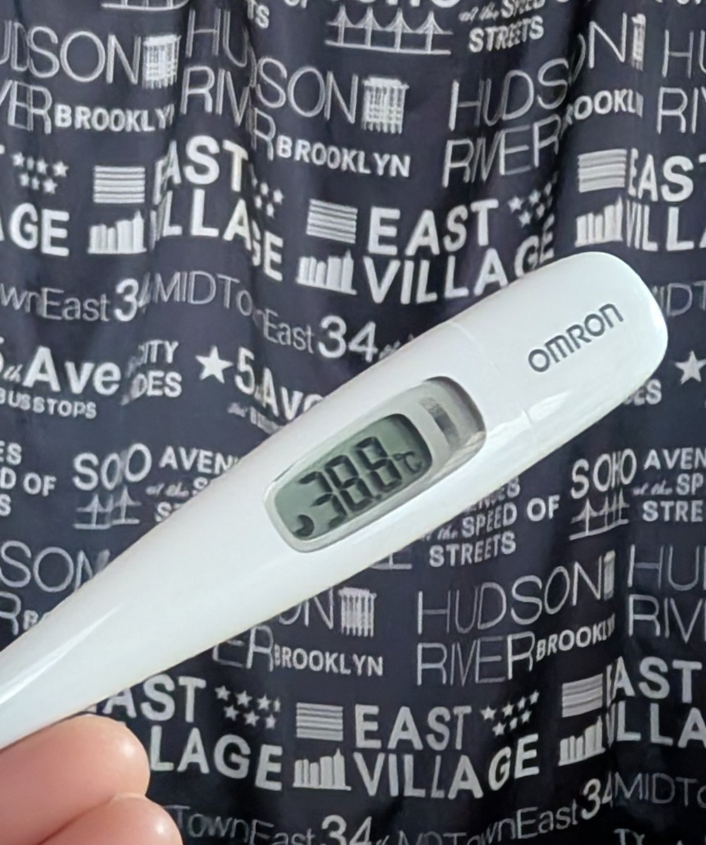 2時間前に解熱剤飲んでこれ( ᐛ👐)パァ