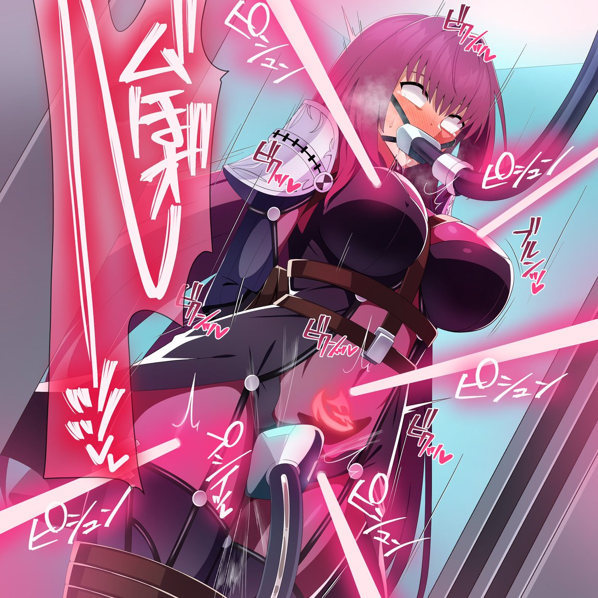 今回の絵はこれの続きなのでお腹に
コヤンスカヤ印の淫紋が刻印されてます。
常時強制発情&感度倍増デバフがついているぞ! 