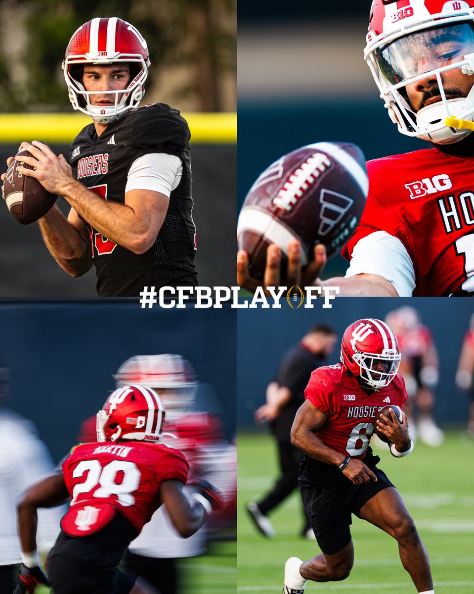 Indiana is officially checked in ⏰💼

#CFBPlayoff x #NeverDaunted