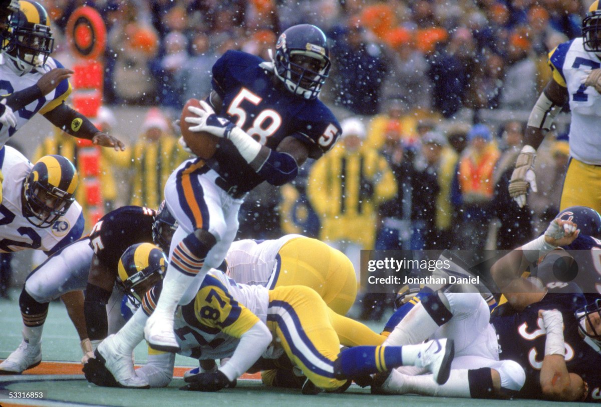 noelasis3's tweet photo. @AdamHoge 

Take a trip down memory lane ahead of tomorrow's divisional round game against the @RamsNFL. I watched as a young fan back in January of '86. Fond recollections of the Singletary stop (and the Marshall fumble recovery TD icing on the cake)! https://t.co/UfY587judF