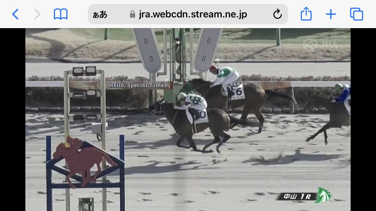 #原優介騎手
中山1R10番マーガレットクレア号
1着おめでとうございます㊗️
優介騎手待望の初勝利❗️
迎　徹オーナーおめでとうございます㊗️
一推し両騎手の１着原優介騎手
　　　　　　　２着戸崎圭太騎手
素直には嬉しい😊
原優介騎手応援者の皆さん
おめでとうございます♪🎉