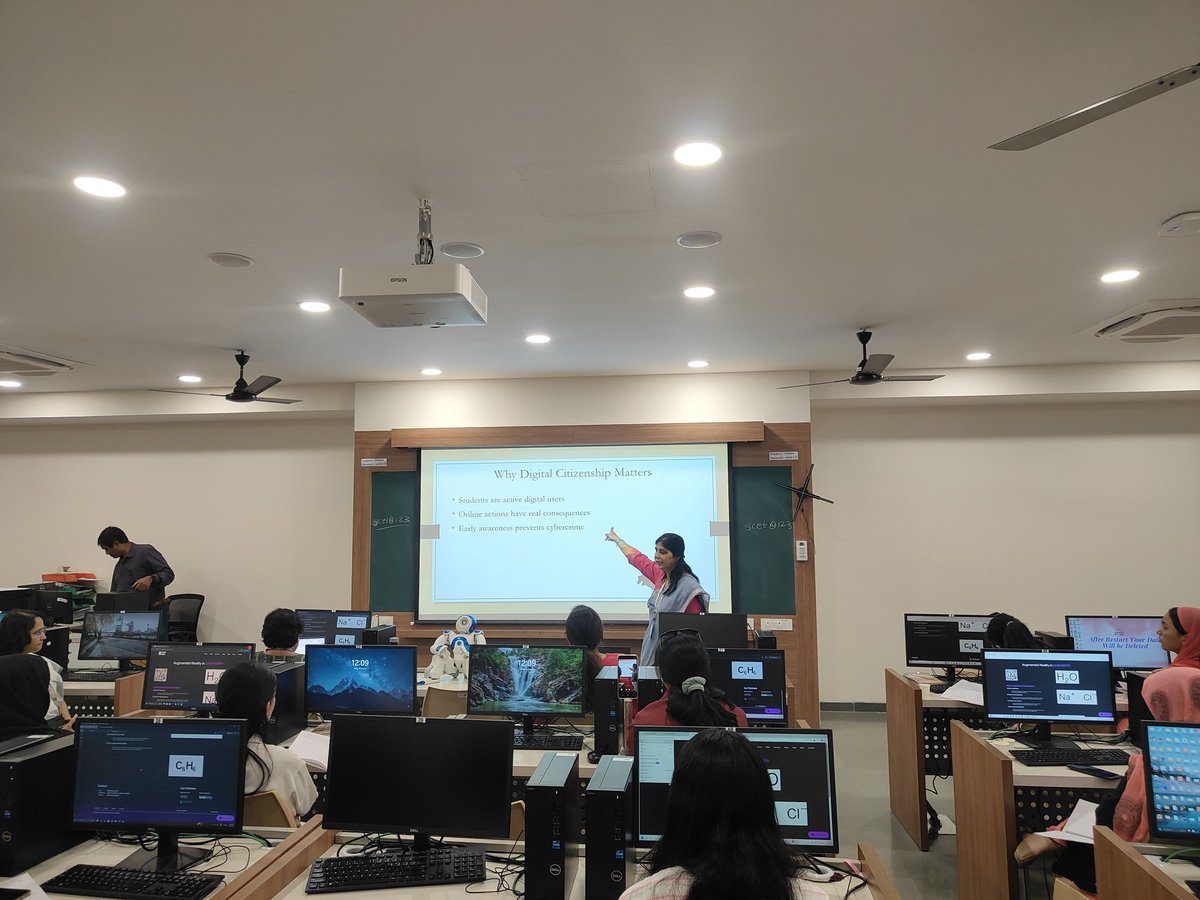 firefurycorps's tweet image. #EducatingTheEducators :Capability Building

Sixteen teachers from remote areas of #Ladakh region are participating in an
enriching training session at Maharashtra Institute of Technology, Kothrud, gaining academic insights into integrating #AugmentedReality and #VirtualReality