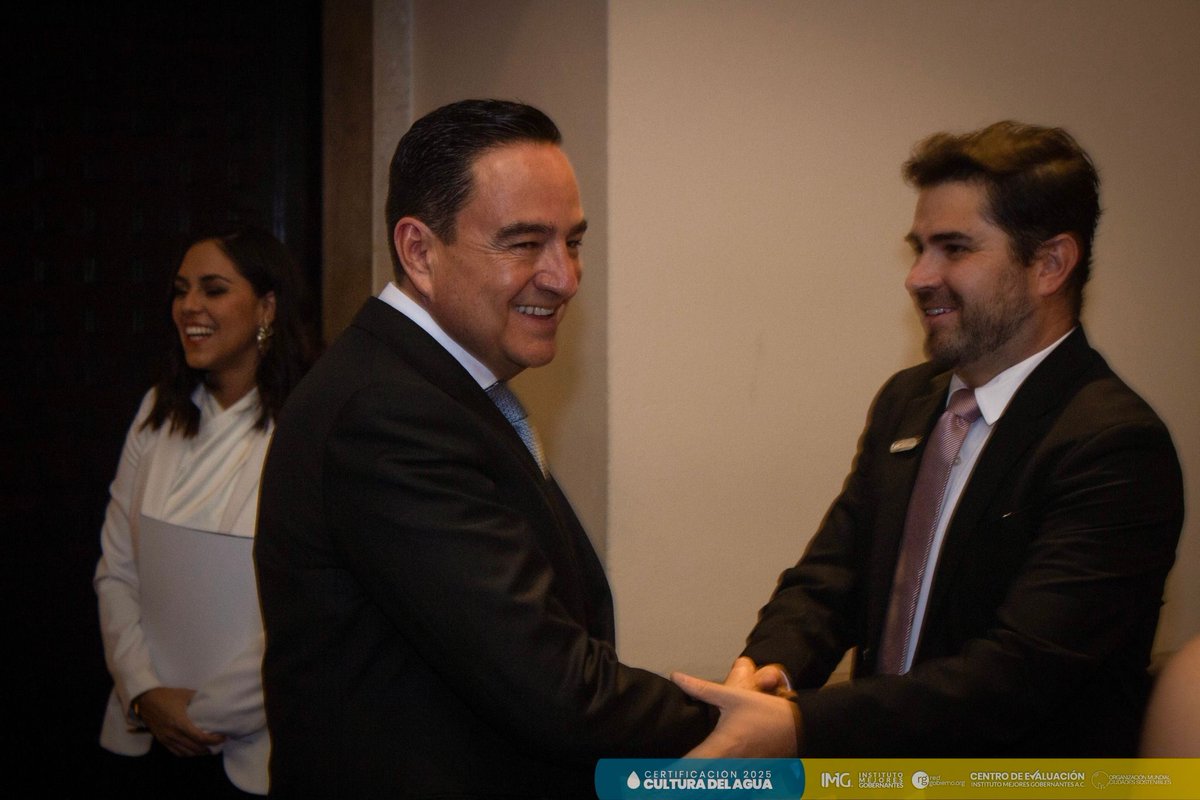 La cultura del agua no se improvisa, se construye con preparación y estándares claros.
El Reconocimiento Internacional Certificación en Cultura del Agua reconoce ese compromiso institucional.

img.org.mx/cultura-del-ag…

#MejoresGobernantes #CulturaDelAgua