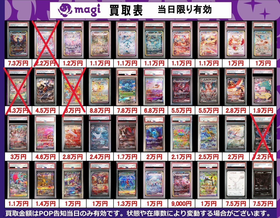 🔥#ポケカ 買取情報🔥】 PSA10ポケモン・サポートSV、SS、SM『状態S(NM