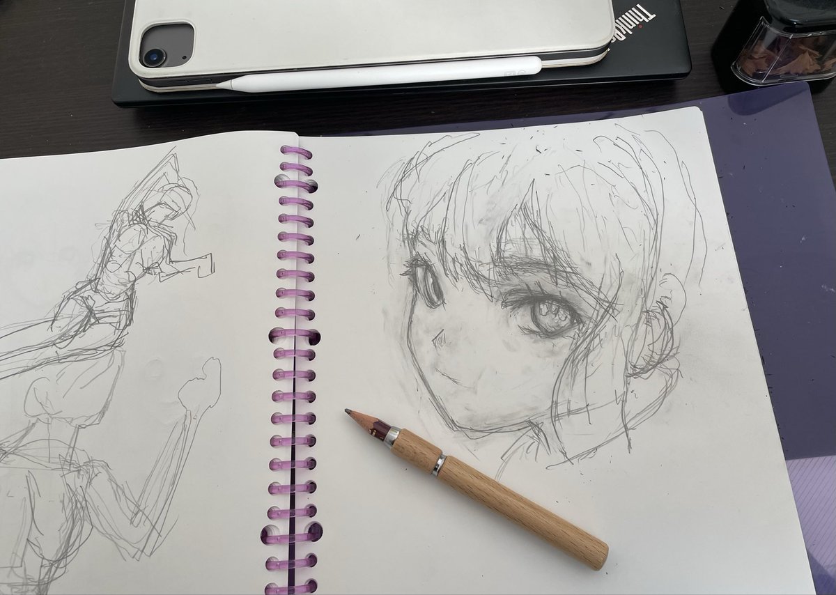 code_finalis's tweet image. 本日の模写　絵の練習