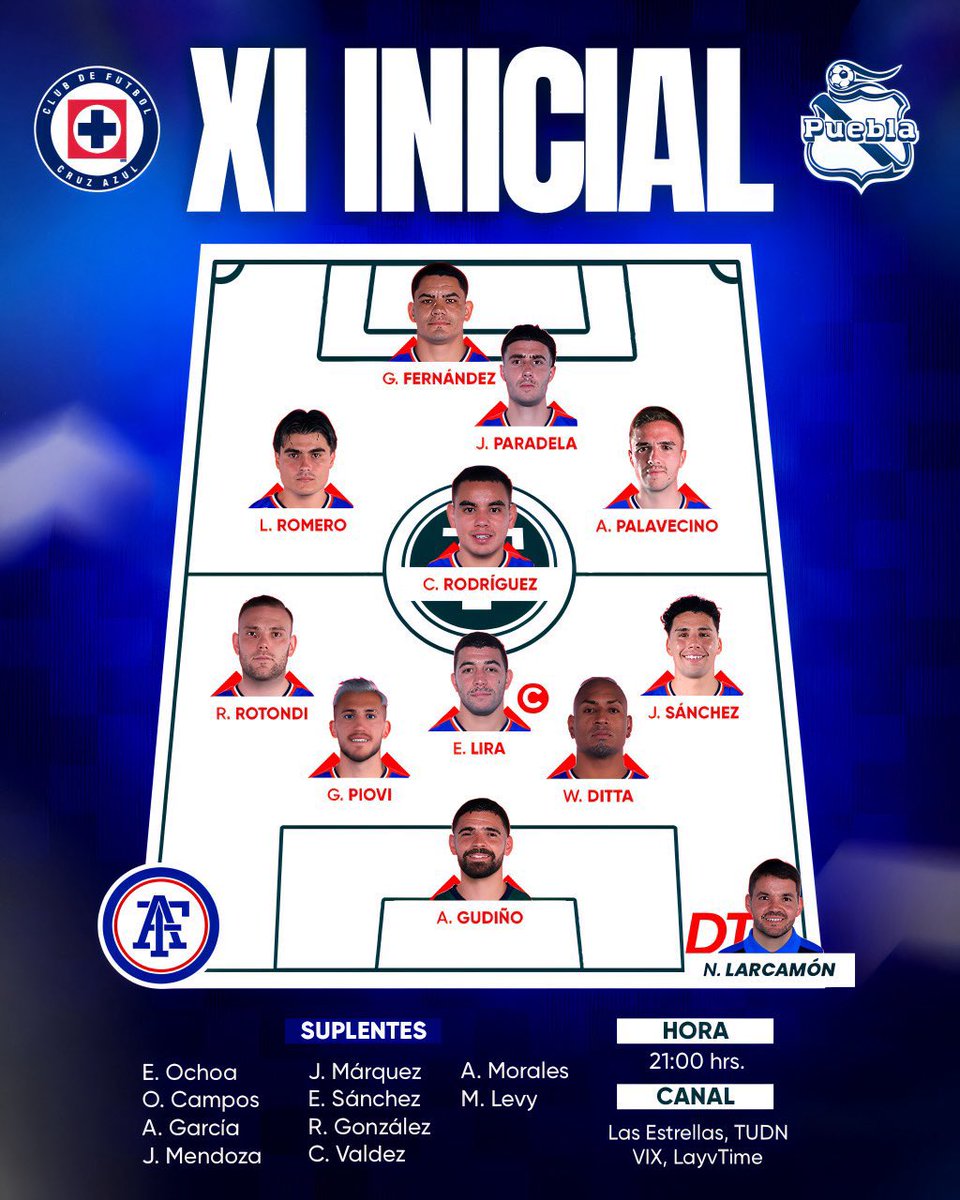 cordova_sports's tweet image. ALINEACIÓN 📝 🚂

* Omar Campos ya va a la banca 

📸 @SoyFanAzul