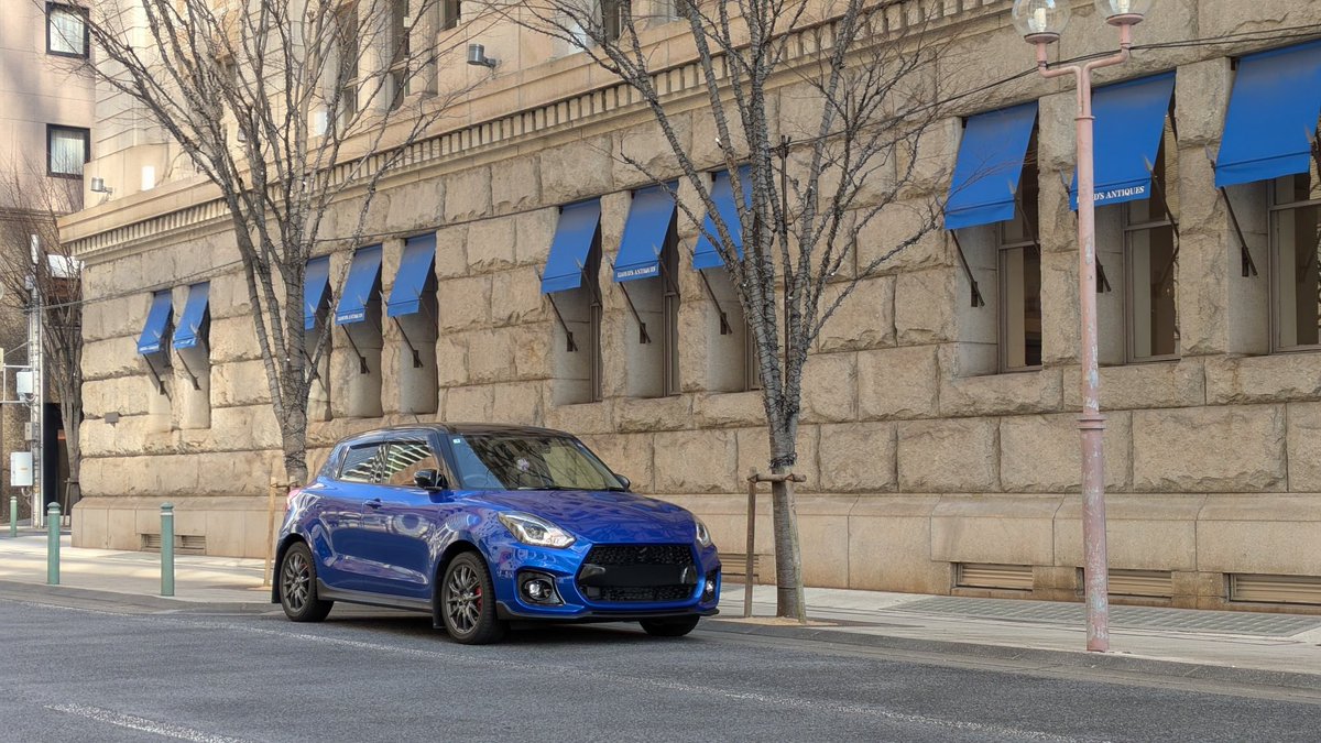神戸のCMロケ地に聖地巡礼‼️
フロンティアブルーはやっぱり映えますわ