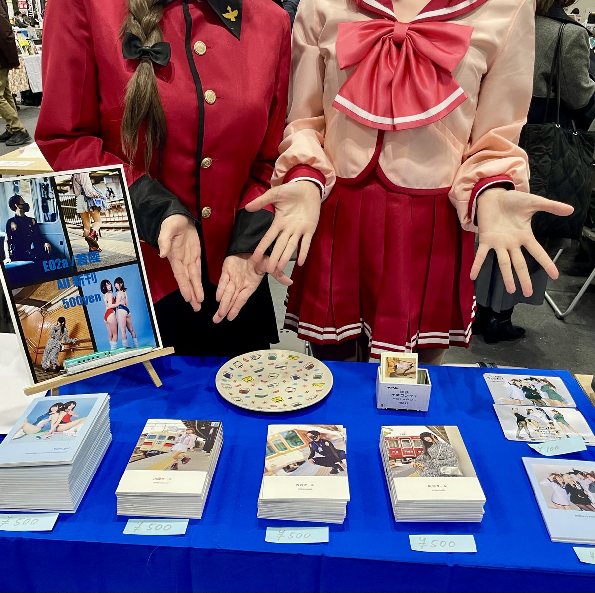 設営完了しました！4号館E02aです🚃
#こみトレ47