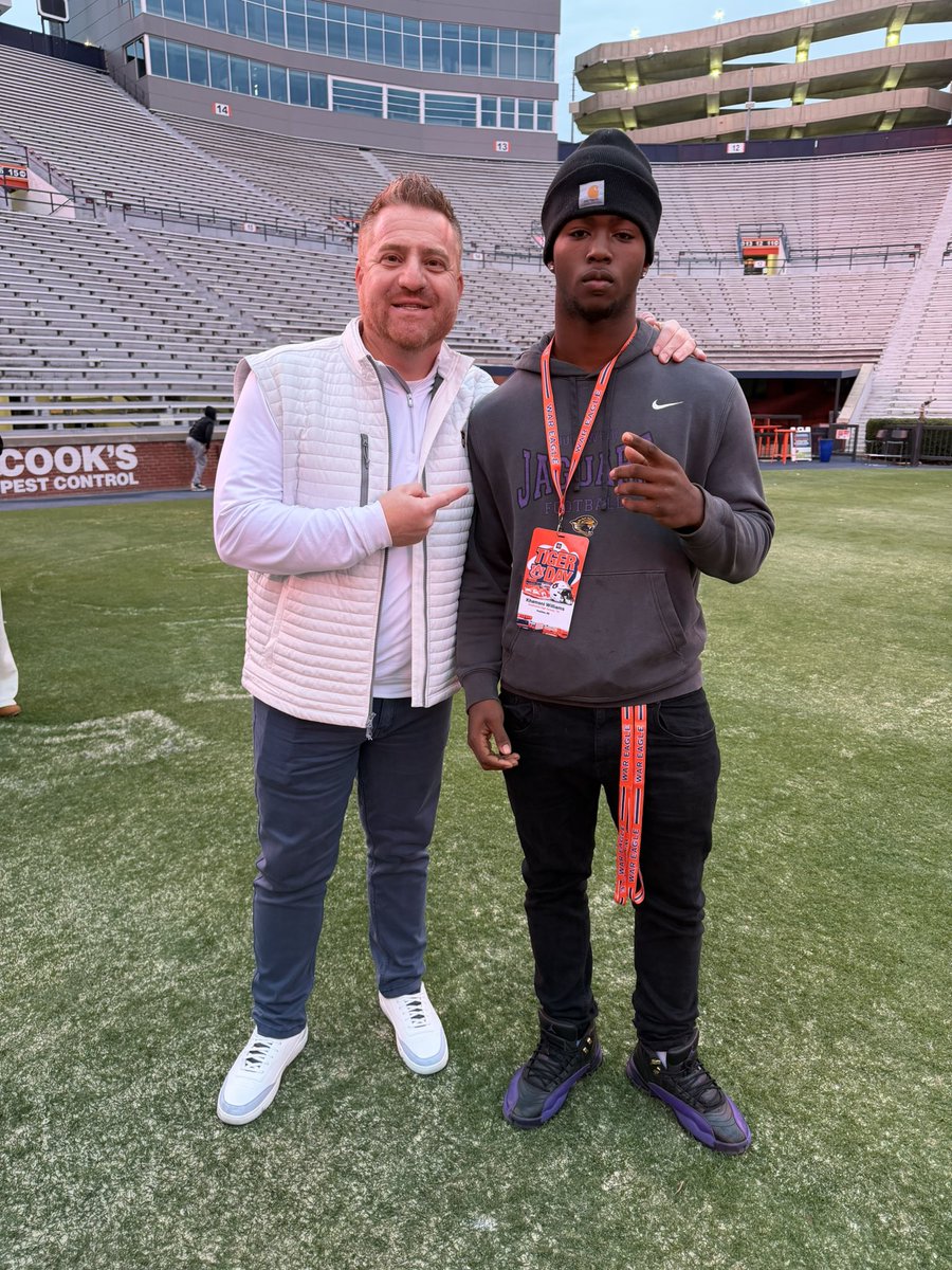 Khamonii7's tweet image. Had a great time at Auburn Today! 🧡🦅 @SouthwindJags @AuburnFootball