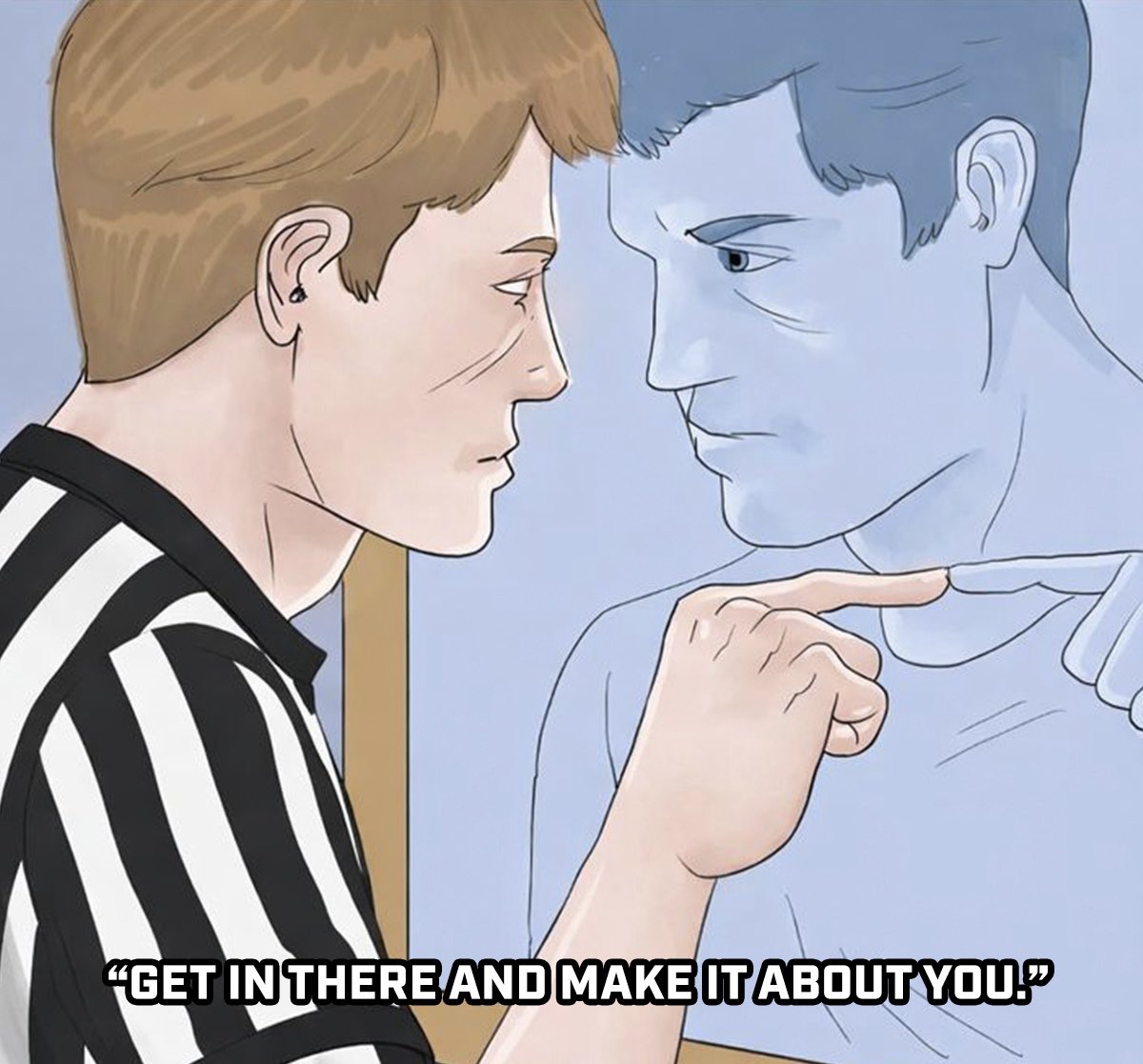 NFLMemes's tweet image. The refs seeing an unbelievable Broncos-Bills games unfold in front of them