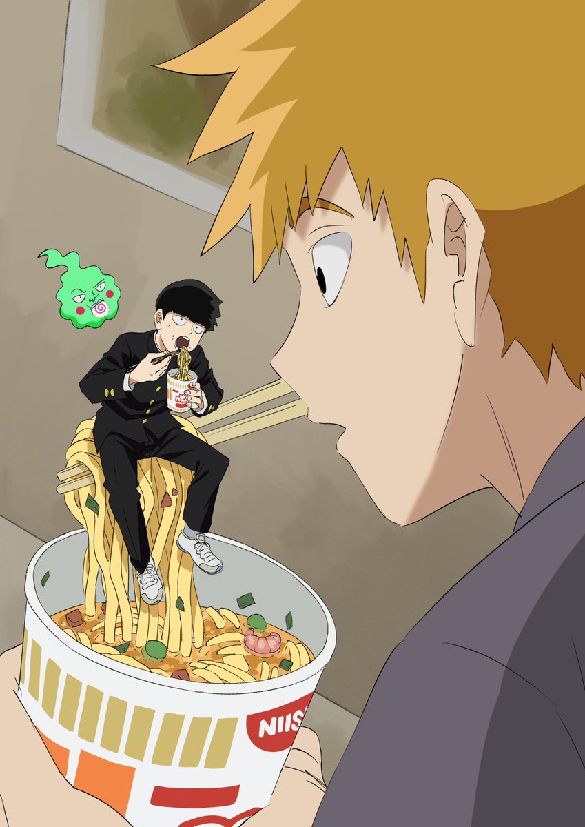 konichiwaJH's tweet image. 🍜 #mp100