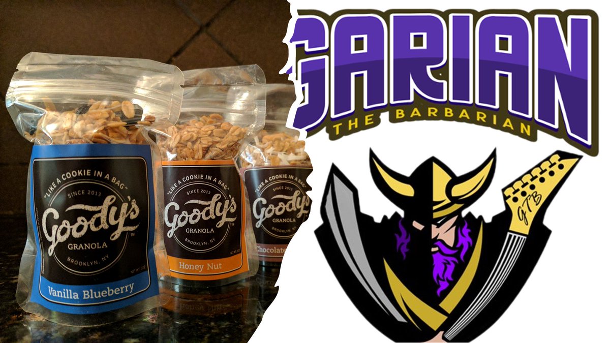 You want a delicious breakfast but dont want to cook? Do you like Granola? Then try @goodysgranola its a mighty breakfast in a bag! If you use code BARBARIAN you even get 20% off your order!
goodysgranola.nyc