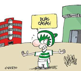 Tem casa e salão de festas