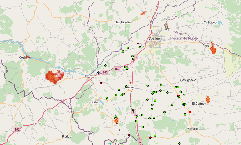 BotCheckerCL's tweet image. 10:47 AM: CONAF advierte en sus redes sociales que están las condiciones ideales para incendios forestales en la octava región.

17:30: Se informan 4 focos de incendio forestal en la zona.

Juzgue usted.