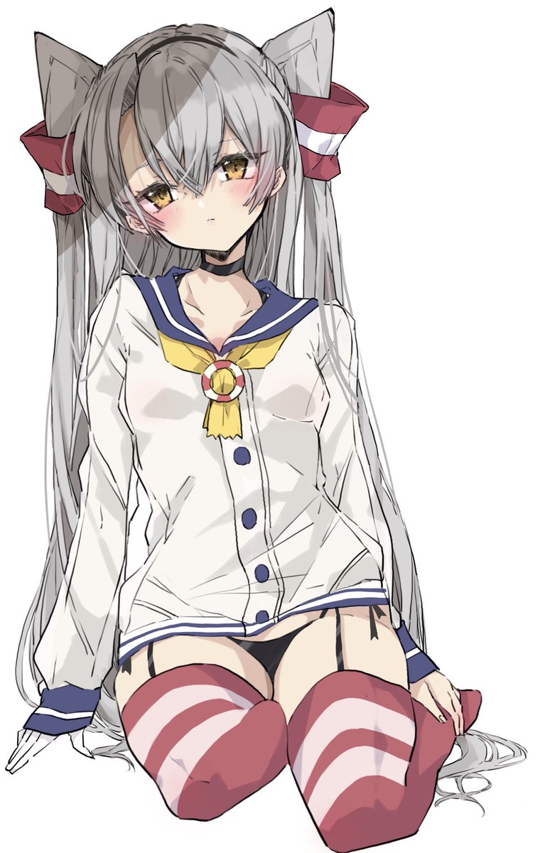 白セーラー天津風ちゃん 