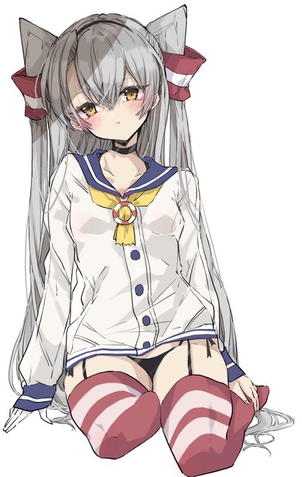 白セーラー天津風ちゃん 