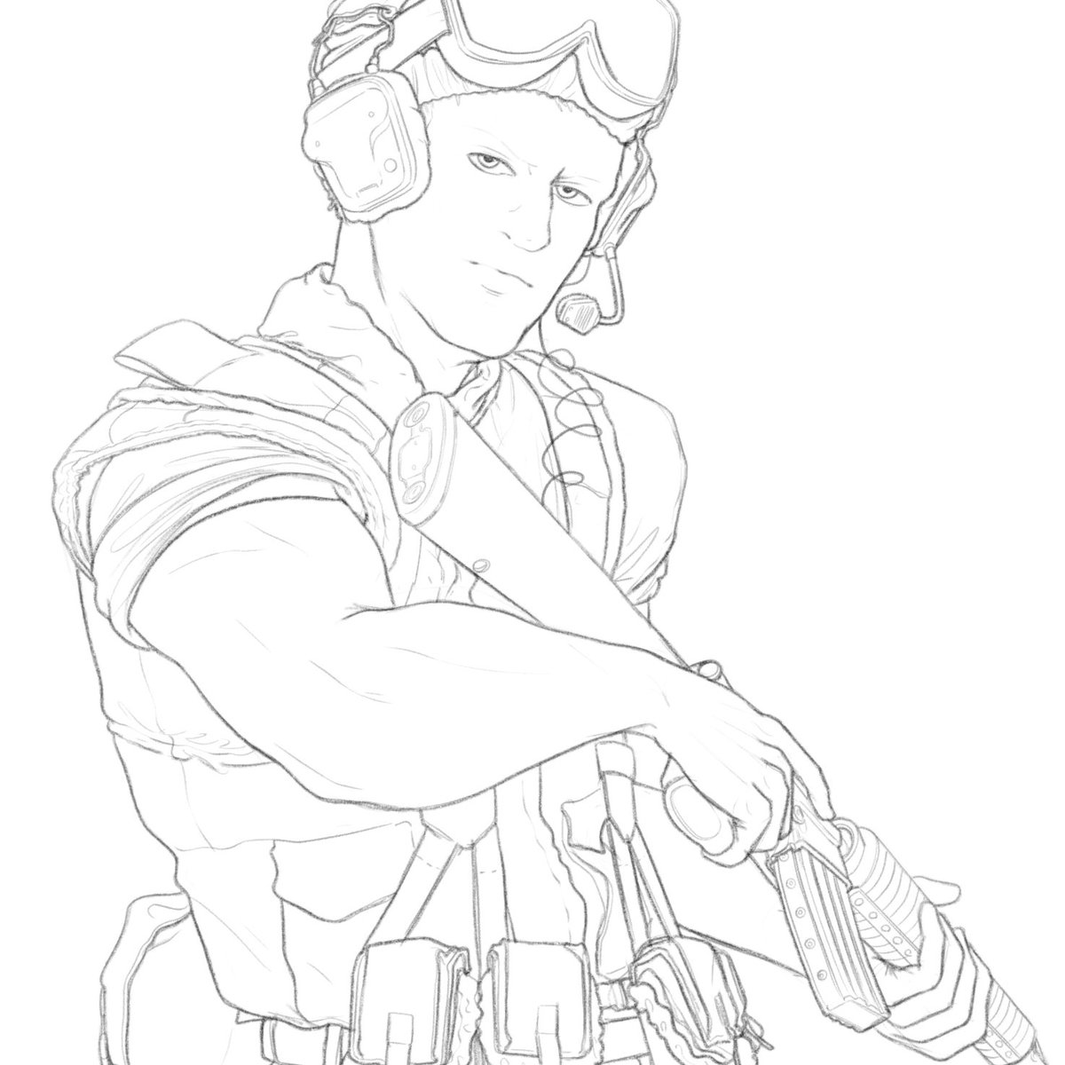 Ashen_Lilly's tweet photo. WIP pt. 2 for this Javelin Mercenary design!

Full on Patreon! https://t.co/k8JTovob7M