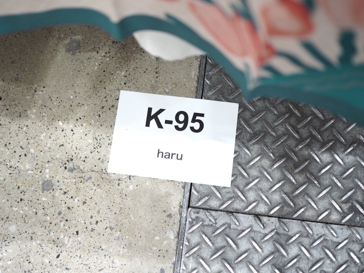 #ハンドメイドインジャパンフェス
2日目スタートしました！
本日も【K-95】でお待ちしております🌷