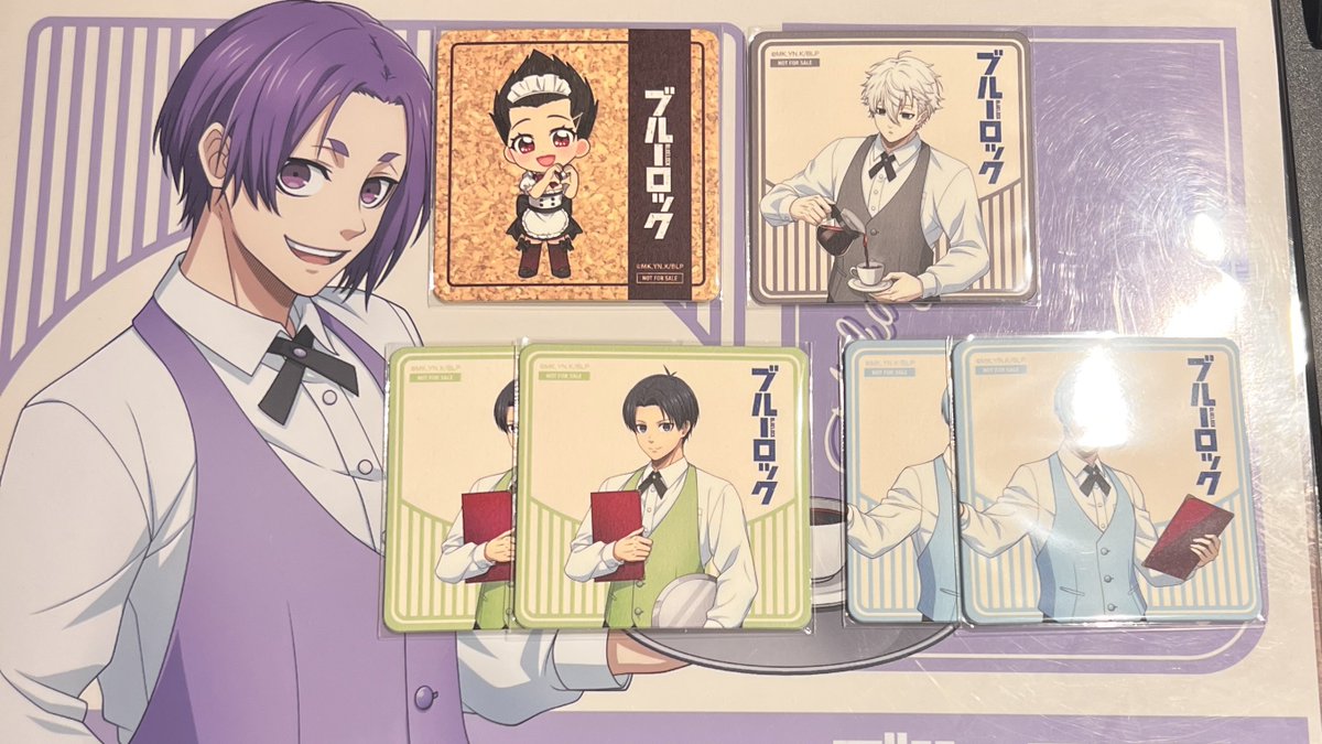 千切豹馬　コースター　プリンセスカフェ　制服　学ラン　幼少期 千切豹馬 コースター プリンセスカフェ 制服 学ラン 幼少期 ブルー