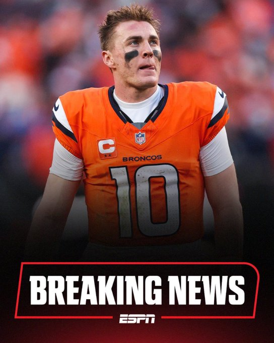 🚨🚨Bo Nix #Broncos sufrió lesión en el tobillo que lo deja fuera por el resto de los #NFLPlayoffs #NFL 🚨🚨