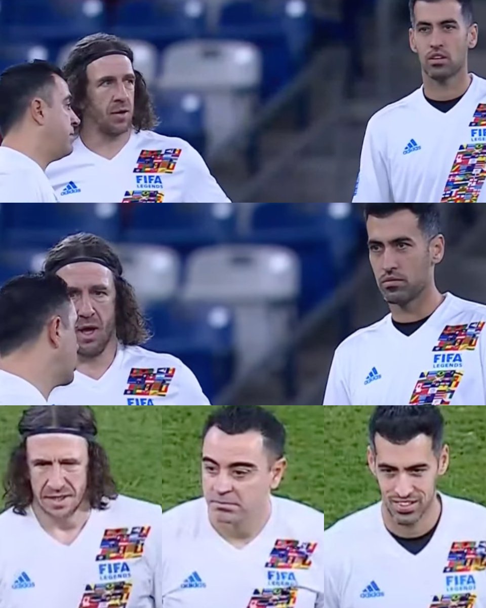 Y un día, en un partido de leyendas, Carles Puyol, Xavi Hernández y Sergio Busquets volvieron a jugar juntos. Reunión de pilares del mejor FC Barcelona de toda la historia. Reencuentro de figuras de la mejor Selección de España de todos los tiempos. JUSTO EN EL CORA.