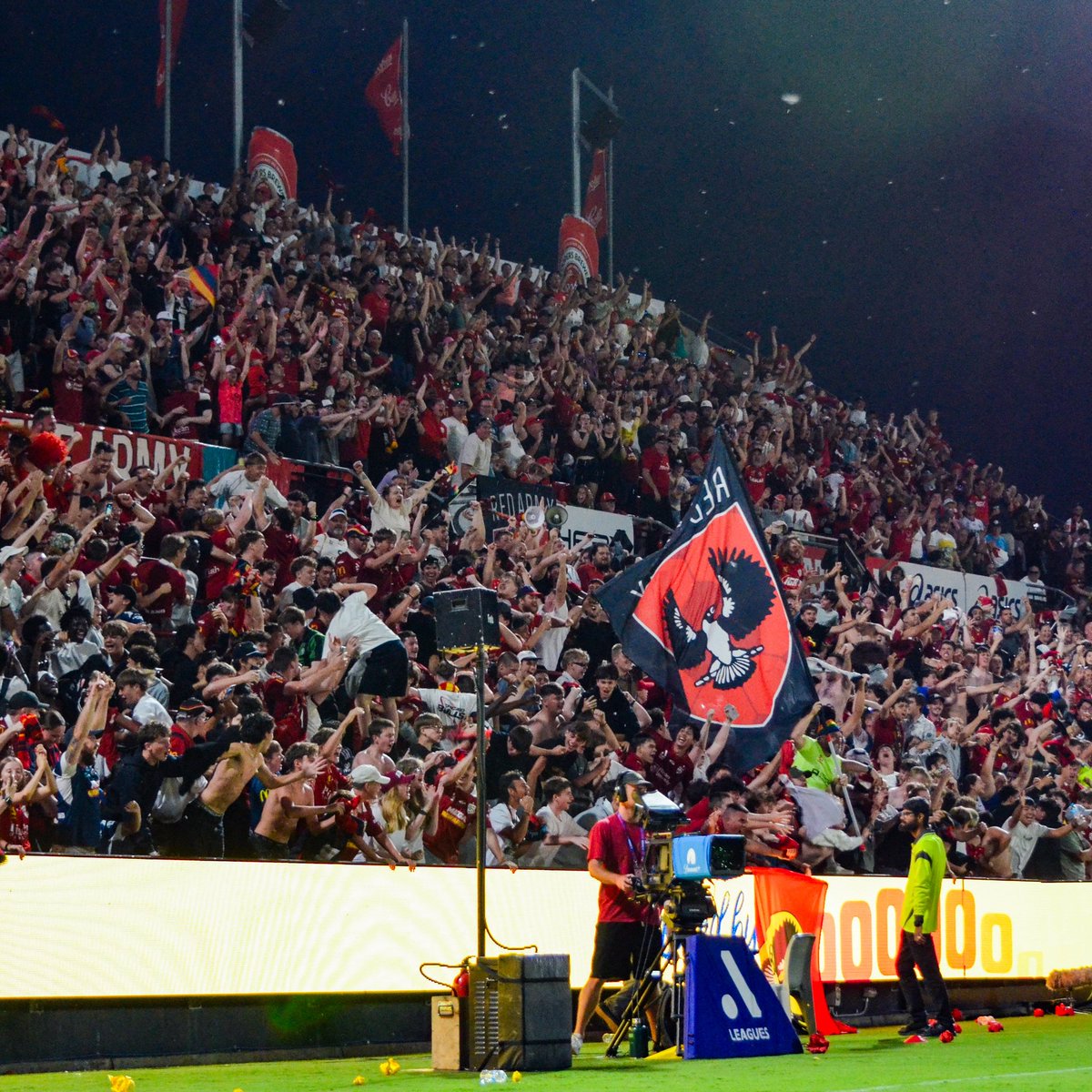 Domjack8's tweet image. 📸 97th minute winner for @AdelaideUnited