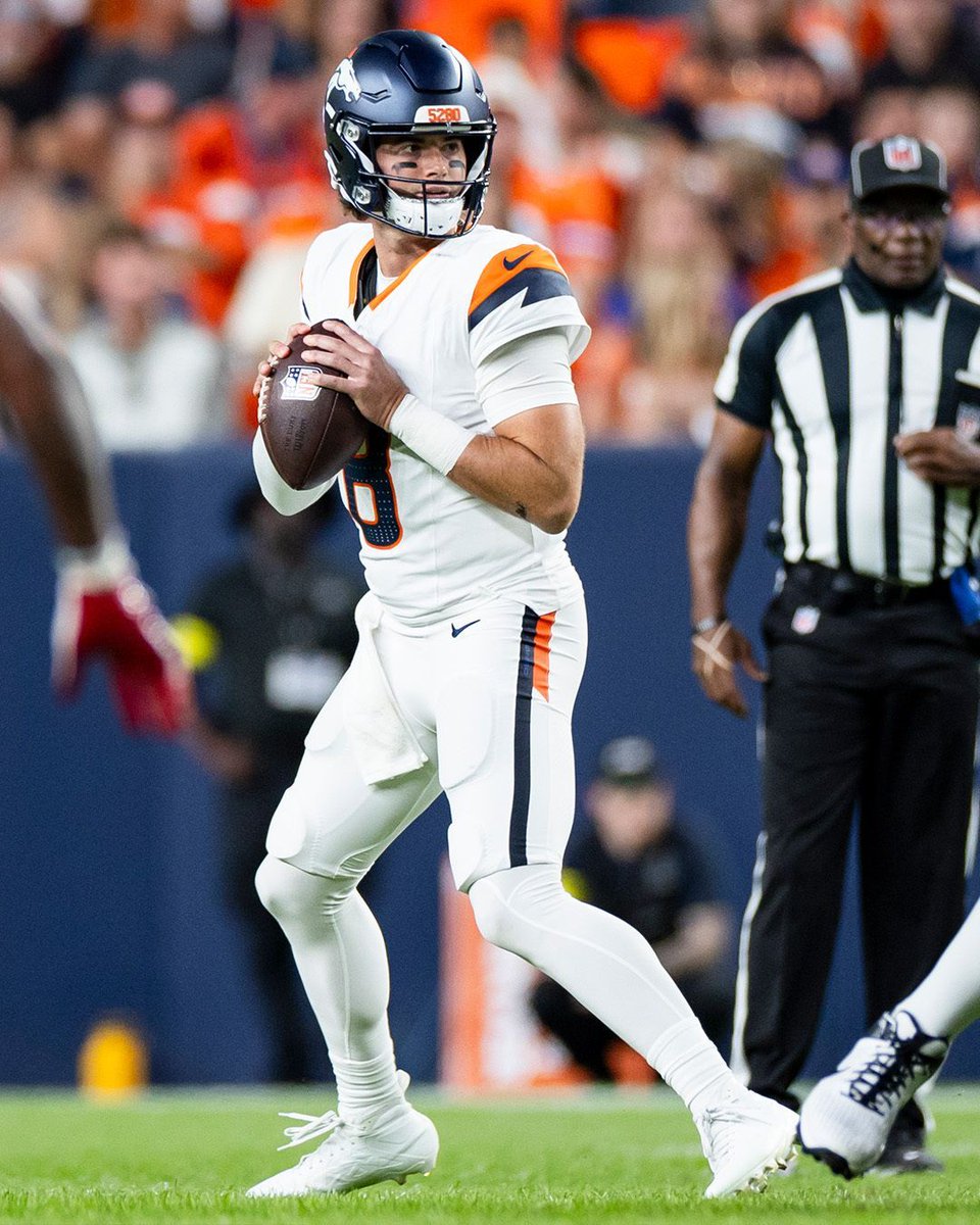 Broncos's tweet image. "Stiddy's ready. And we'll be ready." 

HC Sean Payton announced QB Jarrett Stidham will start the AFC Championship game in place of an injured Bo Nix.