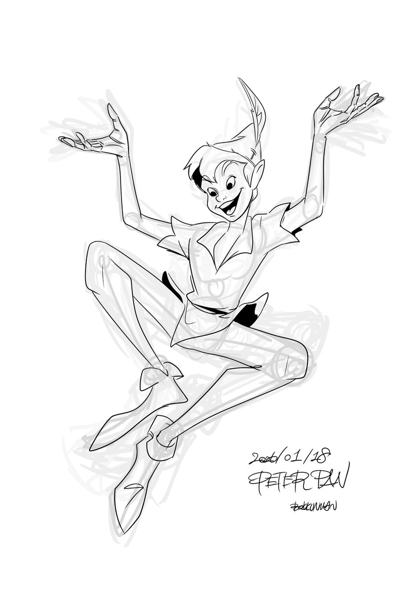 bokkunman2's tweet image. 練習
#peterpan #Disney