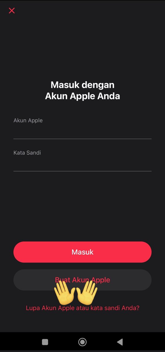 moociimociiluvv's tweet image. Army yg pake andro bikin apple musik buat kambek nnti, gampang bgt kok bikin nya 

1. Setelah donload bisa km klik pojok atas ( masuk)
2. Pilih buat akun apple
3. Isi email, sandi( huruf depan kapital) nama, tgl lahir, negara trus ceklis 
4. Cek kode verif ke email 

Selesei.