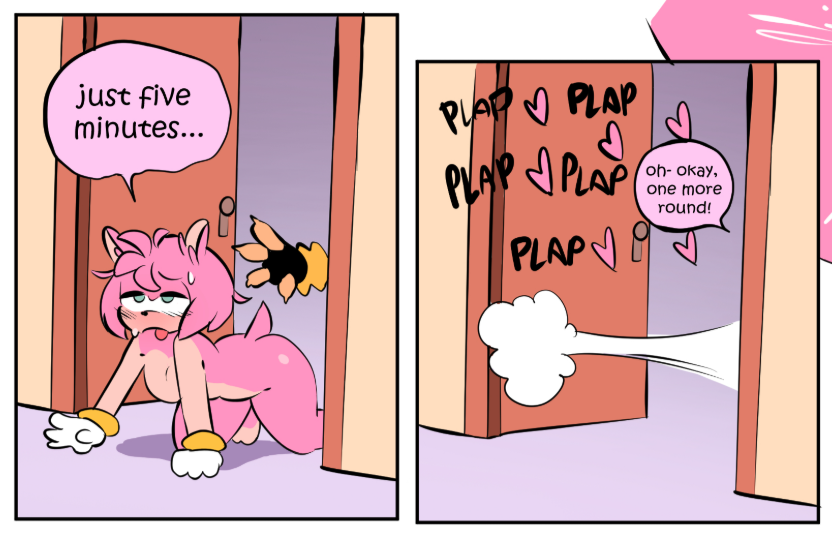 ⠀
⠀she actually tried to escape on the last one .
⠀she thinks that might've made things a bit worse ...
⠀amy's plump treasure isn't one to be let go lightly !

⠀she thinks it was last round , anyway .
⠀could've been a few ago .
⠀poor girl's started losing track ...
⠀