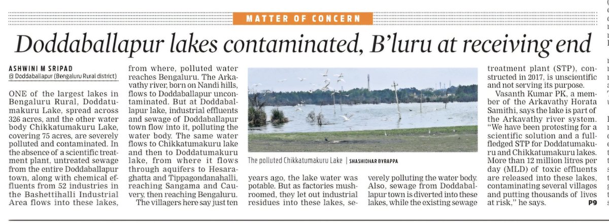 AshwiniMS_TNIE's tweet photo. Who asked for 5 guarantee schemes? We dint,” Krishnappa from Doddatumkur village in Doddaballapur says. The 325 acre lake here highly polluted wirh 52 industries effluents, sewage water. They get water from tankers from Jakkalamadagu which is 30 km away.
https://t.co/wsGU3pfFlw https://t.co/reEtvdxFI2