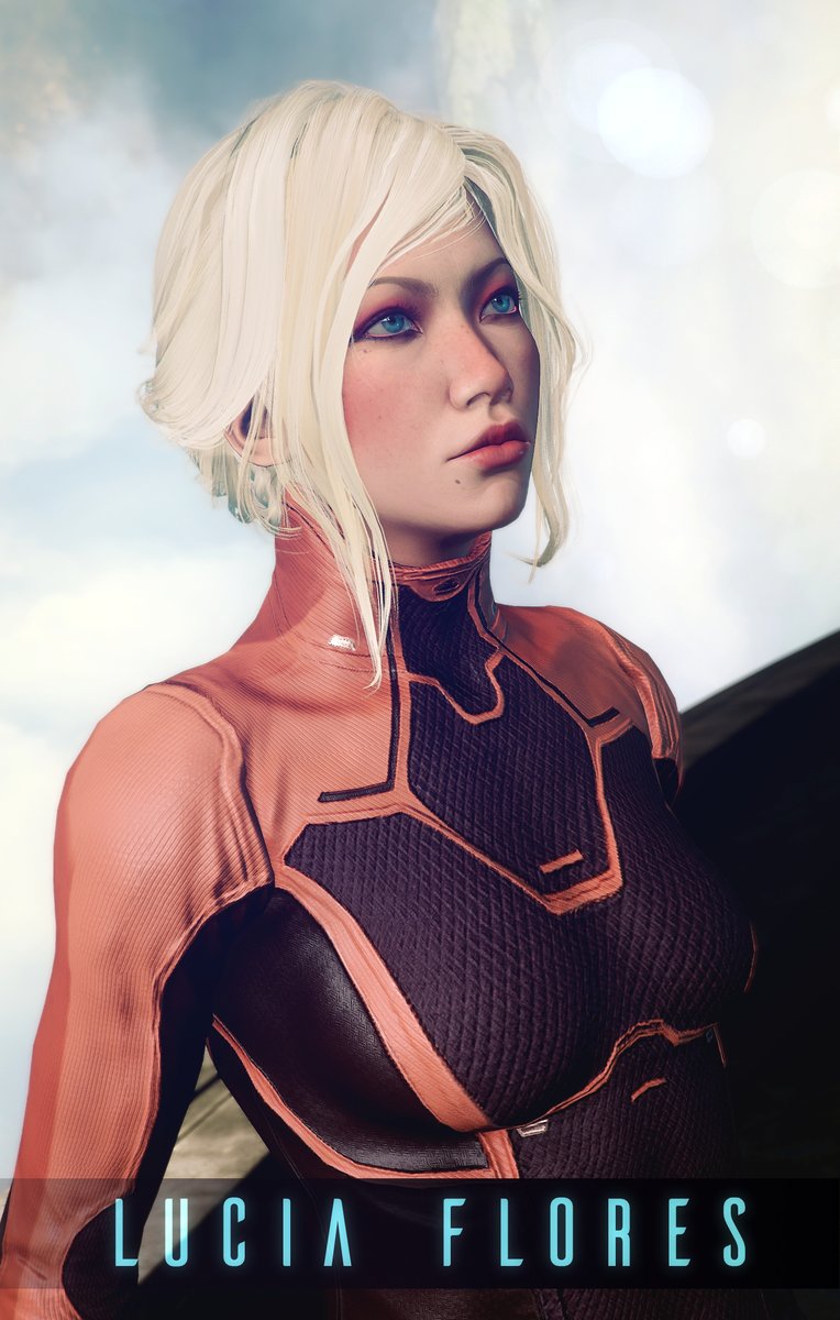 Tenno_Tulia's tweet image. Lucia Flores: a botanist aboard the Zariman Ten Zero ship. She would have loved to study the Xenoflora of Tau. #Warframe #WarframeCaptura