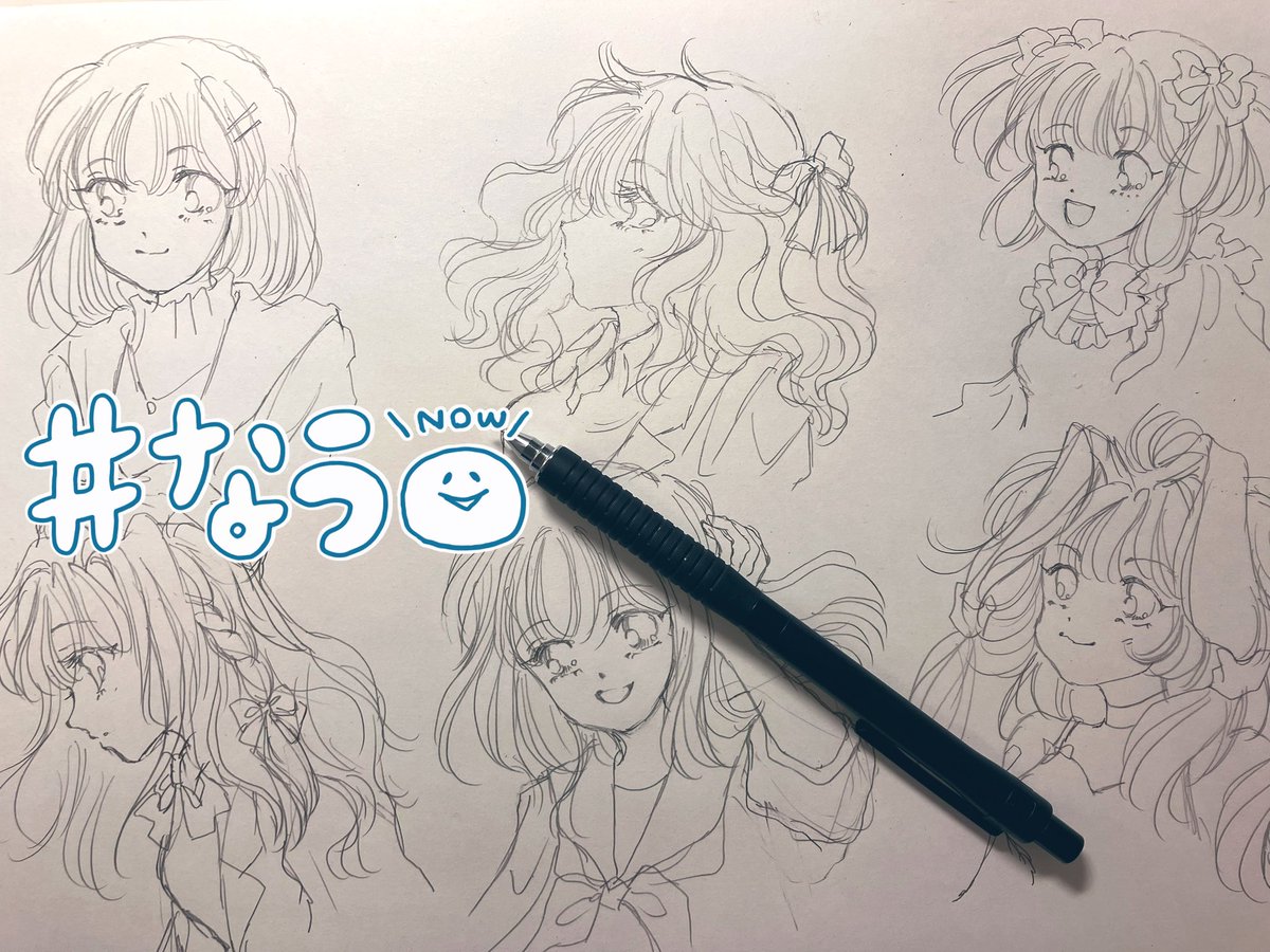 植物少女（額付き）アナログイラスト 植物少女（額付き）アナログイラスト