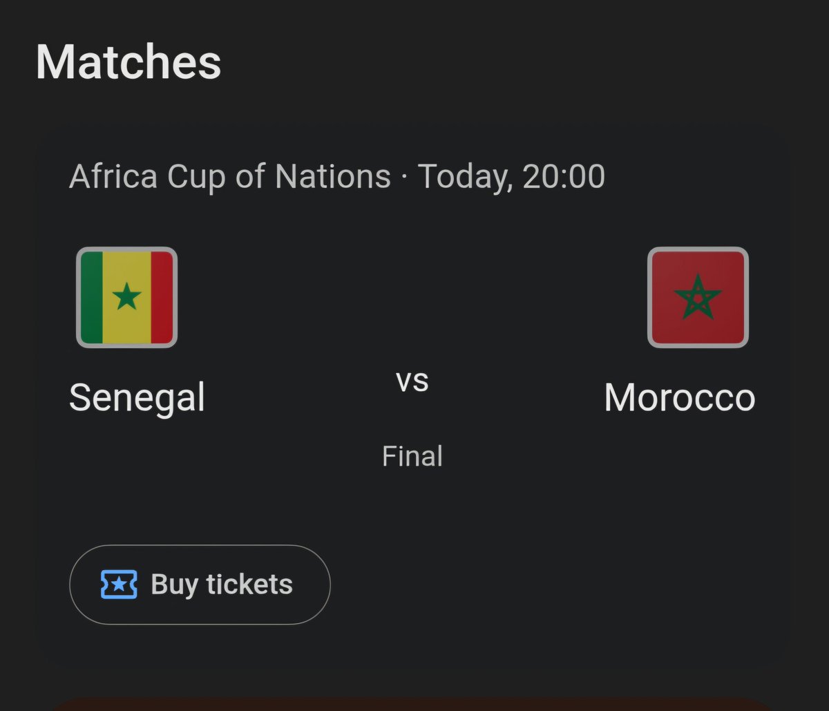 AFCON FINALS 2025 🇸🇳 🆚 🇲🇦 
Airtime GIVEAWAY  ₦20,000
3 people will be selected 
Drop your scoreline before kick-off

Senegal  vs Morocco
Follow, like and retweet 
🔥 Predict &amp; Win!
#AFCON2025 #NGAMAR