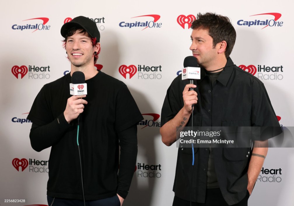 TOPUPDATERS's tweet image. Tyler and Josh Backstage at the 2026 iHeartRadio ALTer EGO Festival ♥️
📸 By Emma McIntyre 
1/2
