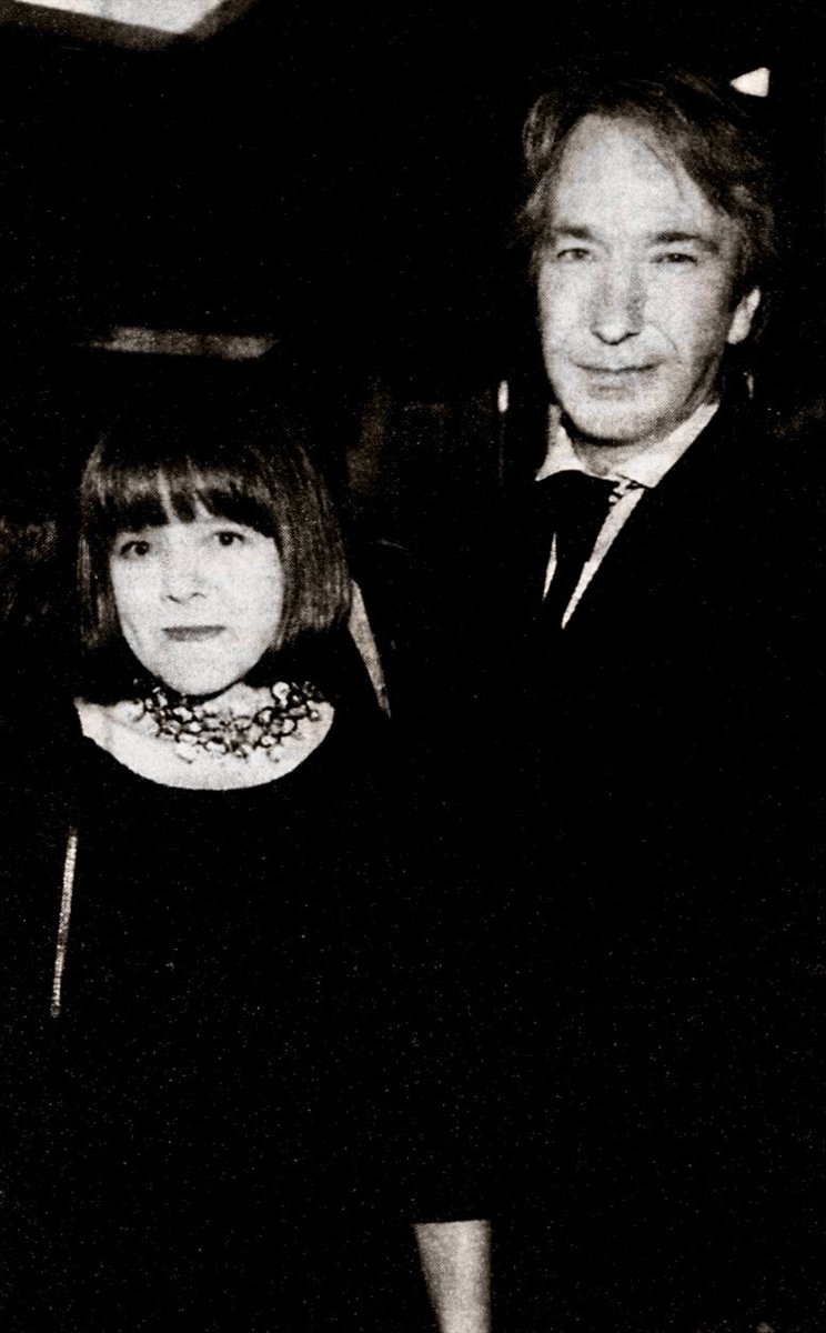 Alan__Rickman__'s tweet image. “Horton, 78, first met Rickman 60 years ago, at the Brook youth drama group in Shepherd’s Bush, west London, when he was 19 and she 18. Her first impression of him was “that he was a bloody good actor,” she says. “He stood out from an early age, he was always in a different…