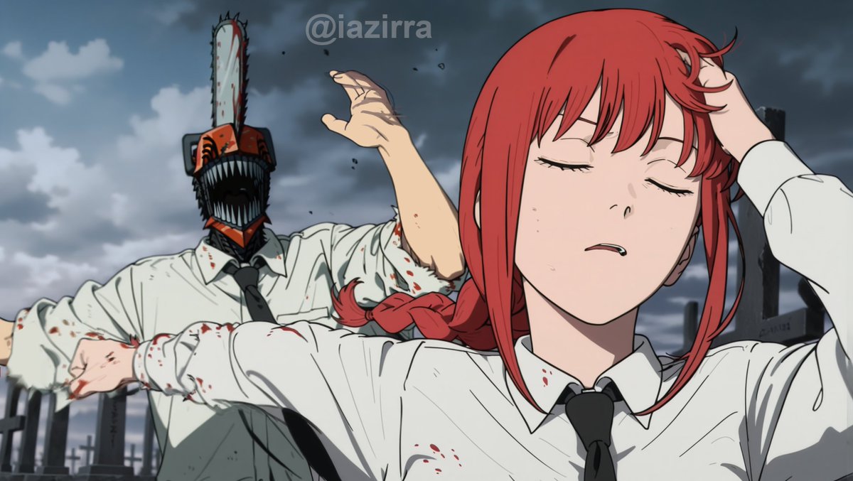 Makima and denji
 #chainsawman📷📷#マキマ📷#チェンソーマン