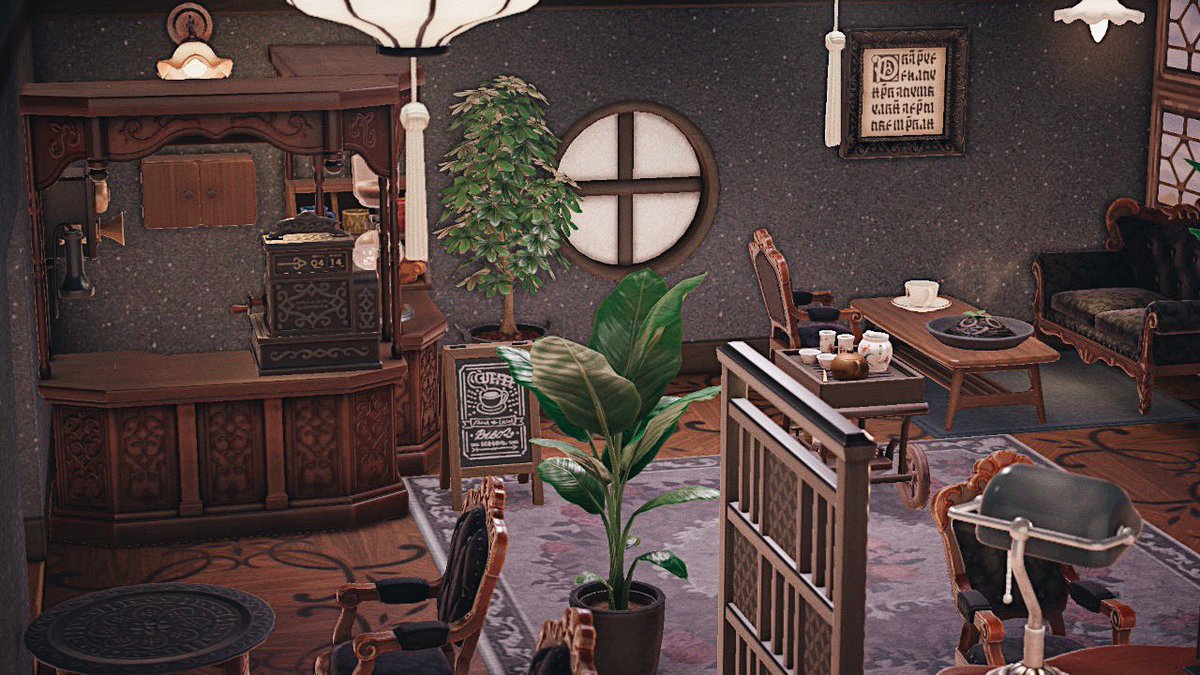 太正ロマンなイメージの喫茶店

#あつ森 #あつまれどうぶつの森 
#acnh #AnimalCrossingNewHorizons