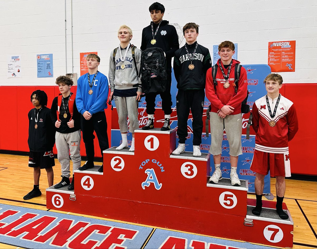 Aces_Wrestling's tweet image. Granville Wrestling makes school history w our boys n girls competing side-by-side for the 1st time ever at Top Gun. Loaded field w 57 teams including Cali, PA &amp;amp; WV 
🥈Bergeron
🥉Crompton
8th Finley
Day 2  Larson
*** other ♠️’s winning matches were Iden, Bias, Reed and Kirian