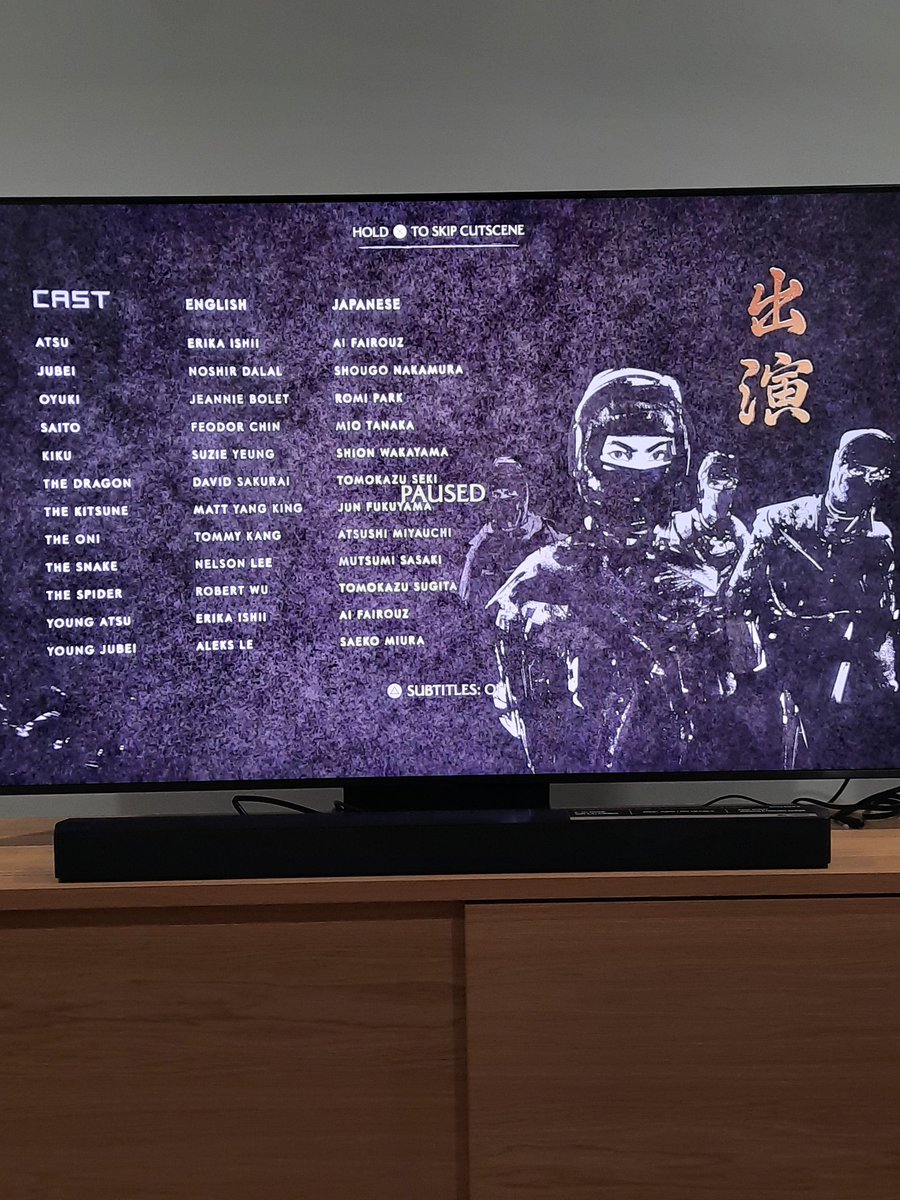 Ghost of Yotei complete ✅

Beautiful story
Beautiful music
Beautiful voice acting by the JP Cast

And now we wait 5 more years for a third Ghost of _____ to complete the trilogy 🙏