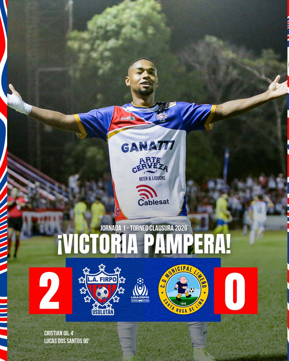 ¡PRIMERA VICTORIA DEL TORNEO!❤️🤍💙💯
El campeón inicia con pie derecho.💪