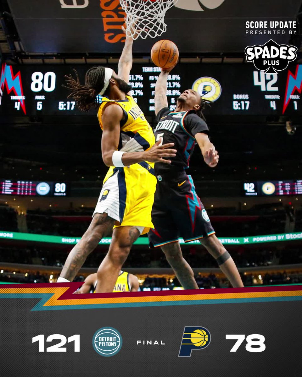 DetroitPistons's tweet image. YOU KNOW THE PISTONS WON AGAIN