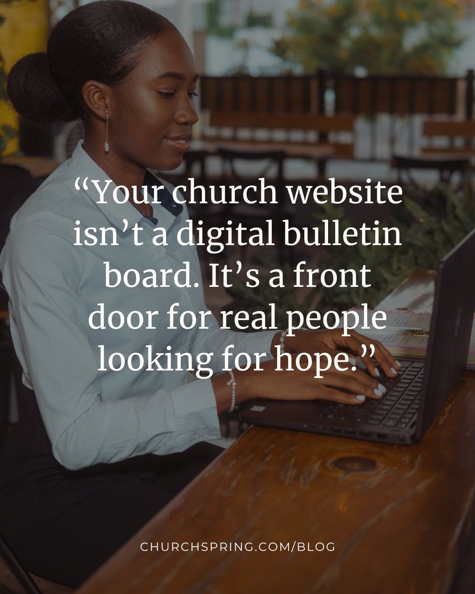 ChurchSpring's tweet image. Your church website is often the first ministry moment someone experiences.

Clarity, warmth, and simple next steps matter more than design trends.

Here’s how to build a good church website step by step → churchspring.com/blog/how-to-bu…

#churchwebsite #digitalministry
