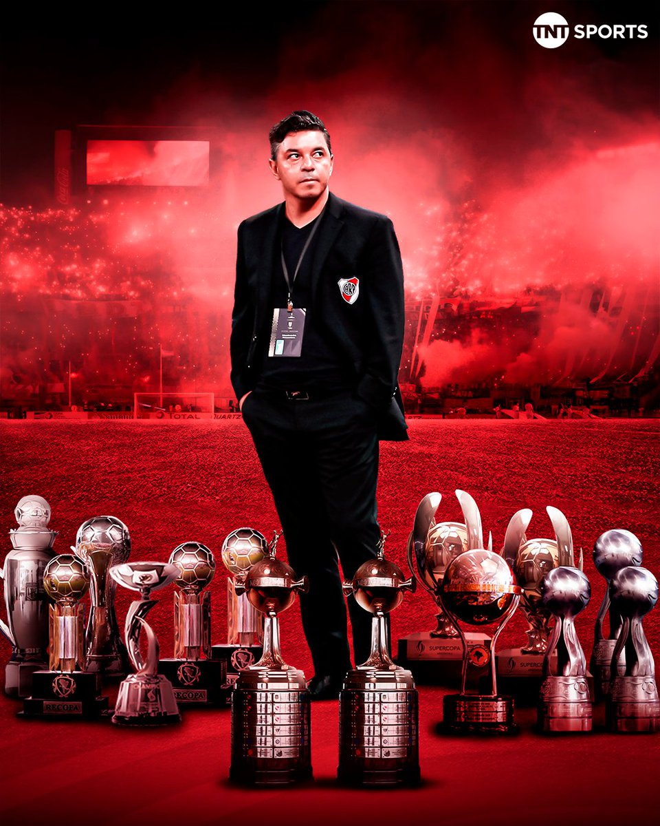 TNTSportsAR's tweet image. Es el cumpleaños del DT más ganador de la historia de River. El que nunca dejó de creer.

Marcelo Gallardo está cumpliendo 50 años 🎂 🎉