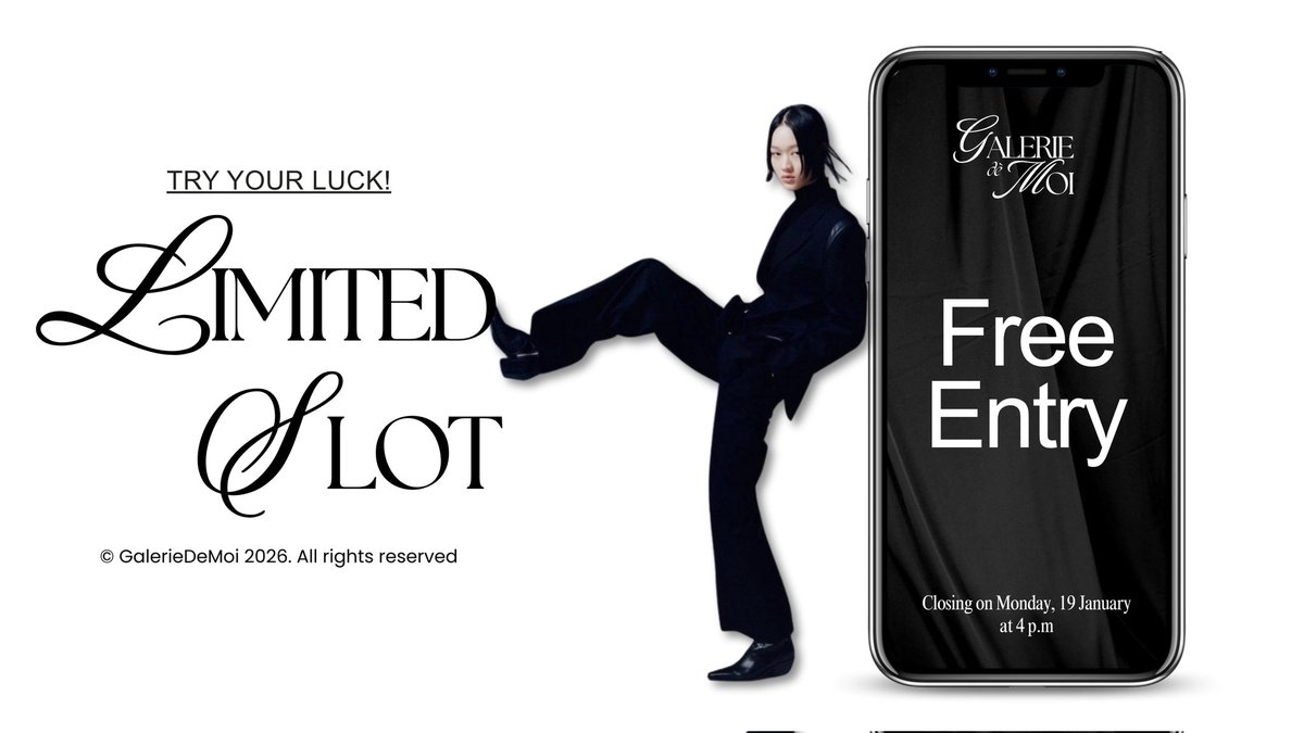 GalerieDeMoi's tweet image. The time has come for our final agenda before the grand opening of the museum gates. We have prepared a 'limited slot' for those who are truly 𝗰𝗵𝗮𝗻𝗰𝗲𝘂𝘅. Will you be among them? Are you the one?