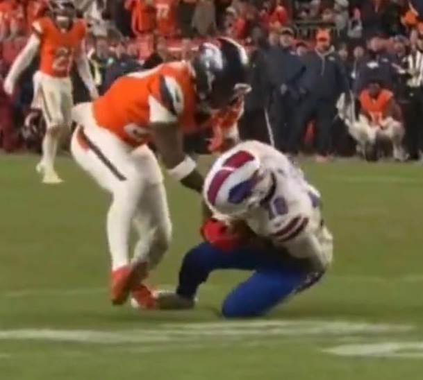 What I hate the most aboout these losses is that it's never just a loss.   

There's always some infamous thing like this that plays a part in the loss that will be analyzed and debated until the end of time.