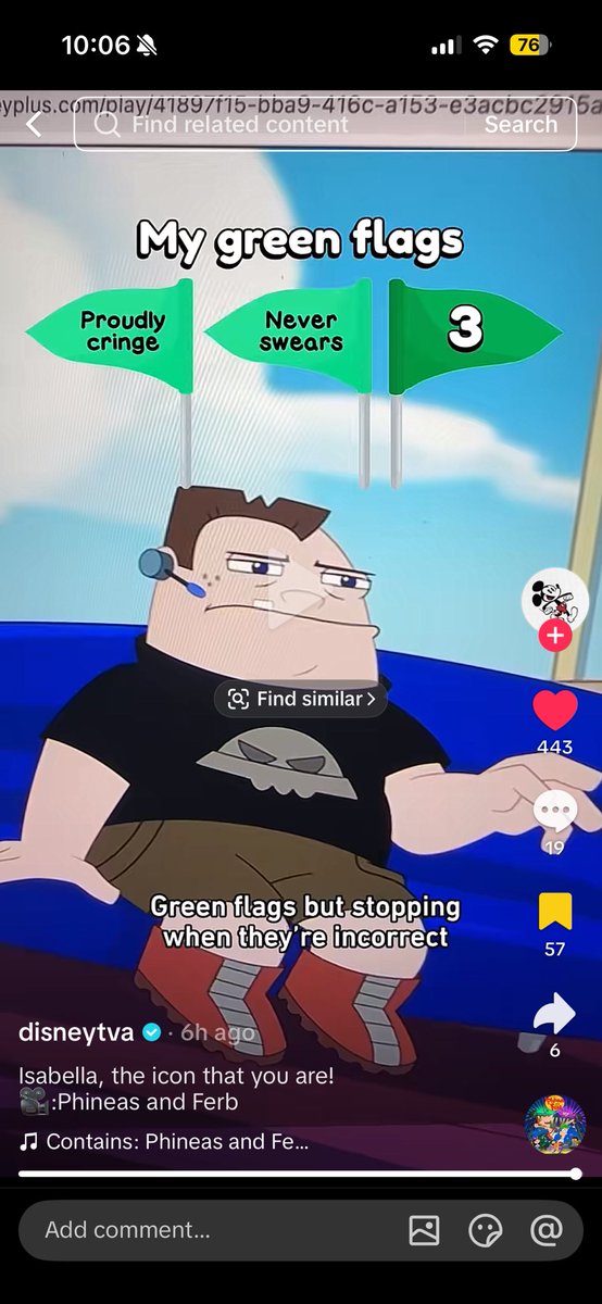 according to disneys latest tiktok buford canonically swears and i see it honestly